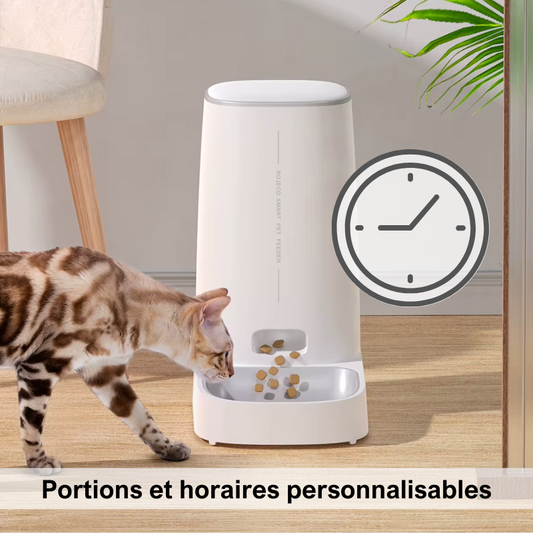 Distributeur de croquettes intelligent Wifi - 4L