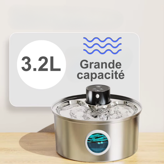 12 filtres pour fontaine à eau intelligente inox, 3.2L, ronde