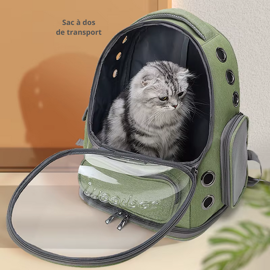 Sac à dos de transport pour chat