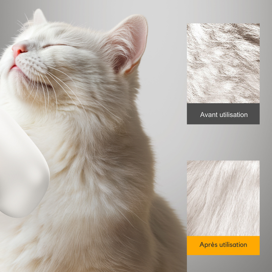 Brosse à Vapeur Électrique pour chat