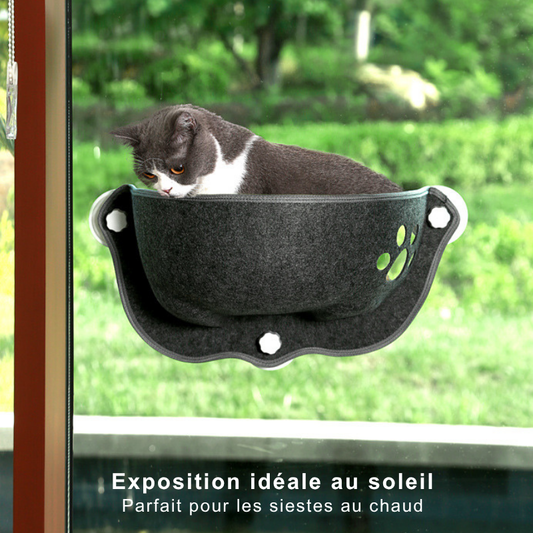 Lit de fenêtre pour chat