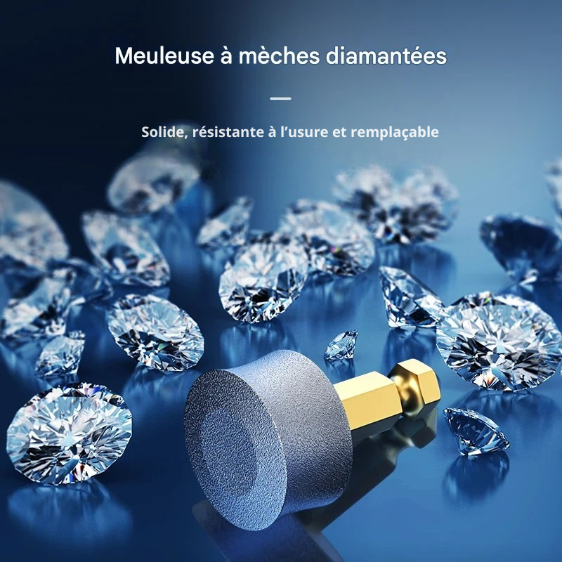 Tête en diamant coupe griffes électrique