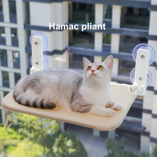 Hamac pliant à ventouse pour vitres
