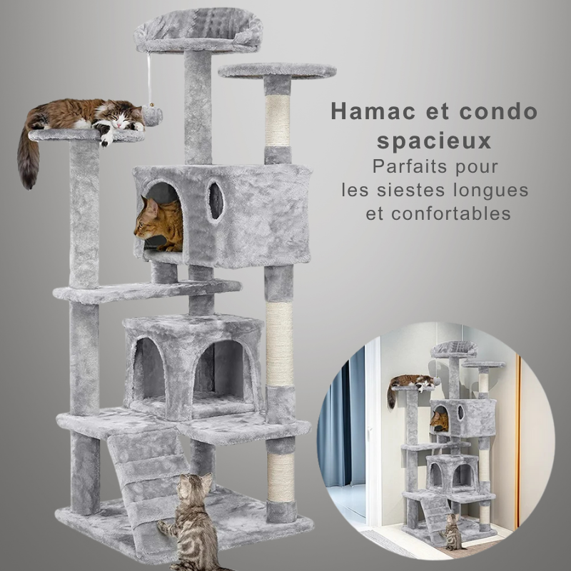 Arbre à chat 5 niveaux