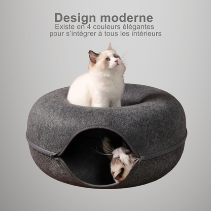 Tunnel donut pour chat