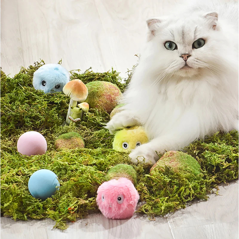 Balle interactive sonore en peluche