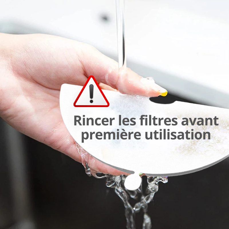 8 filtres pour fontaine à eau 2.5L pour chats