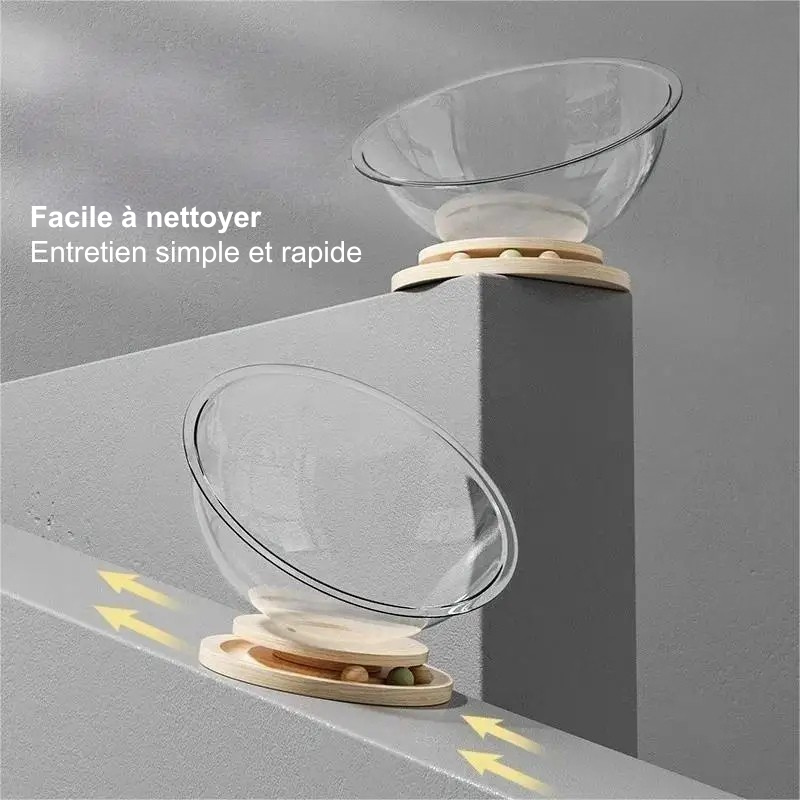 Lit boule pour chat – couchage amovible et station de jeu 2 en 1