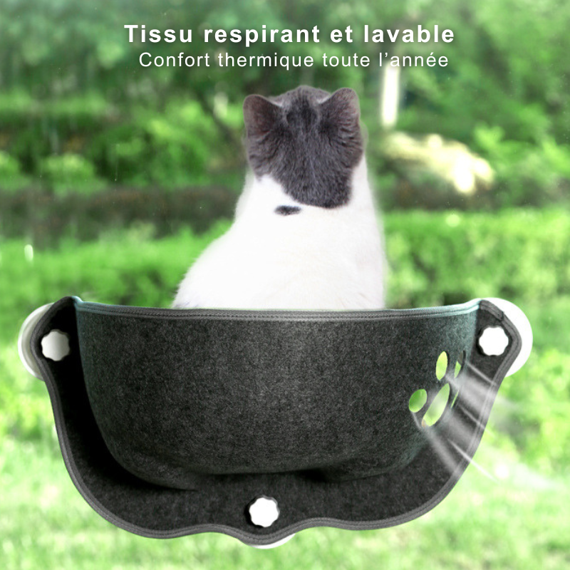 Lit de fenêtre pour chat