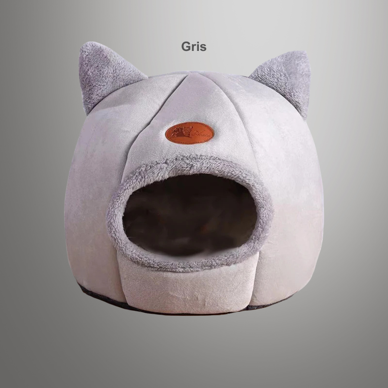 Panier igloo tête de chat