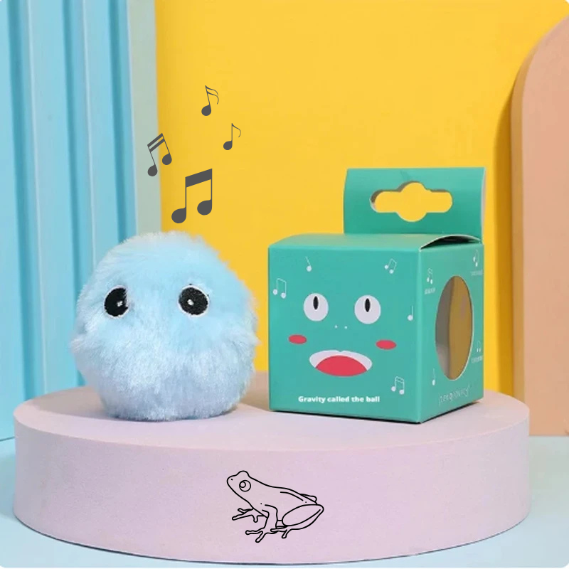 Balle interactive sonore en peluche
