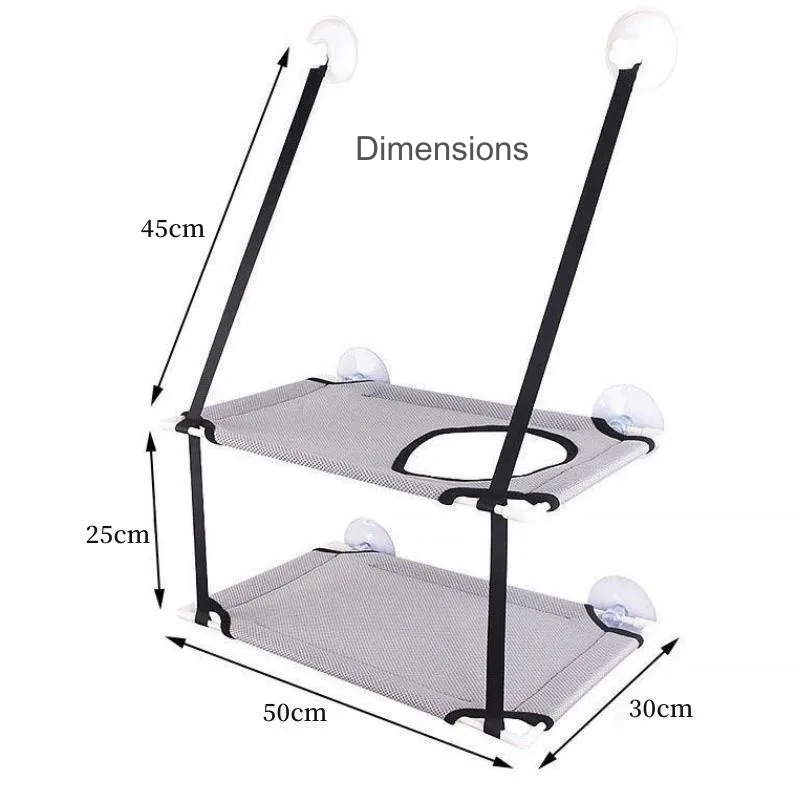 Hamac simple ou double couche pour chat