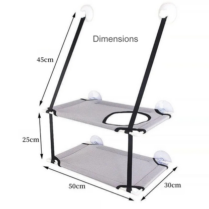 Hamac simple ou double couche pour chat