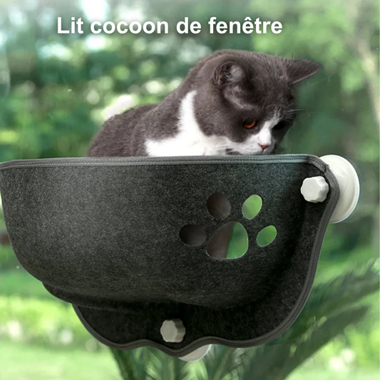 Lit de fenêtre pour chat