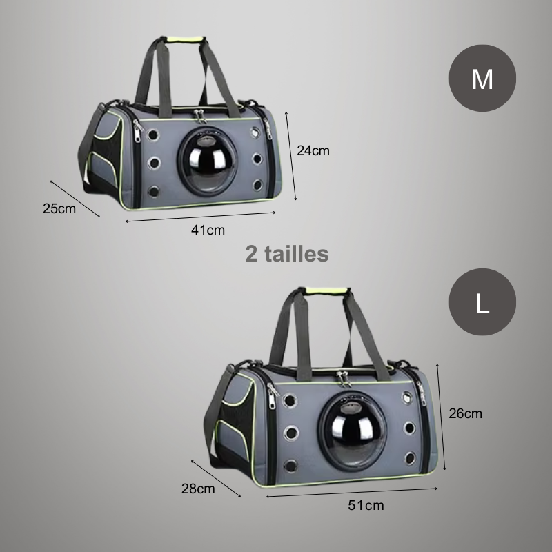 Sac de voyage pour chat