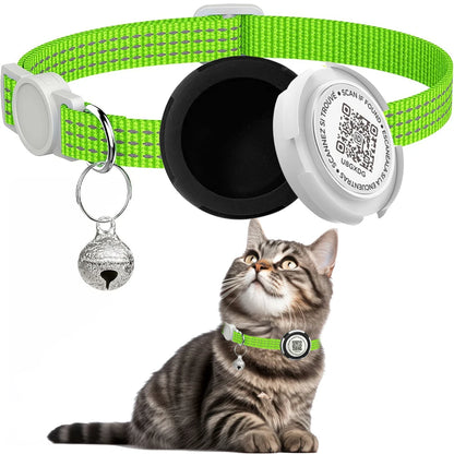 Collier d'identification pour chat avec QR code