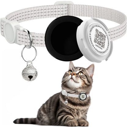 Collier d'identification pour chat avec QR code