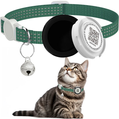Collier d'identification pour chat avec QR code