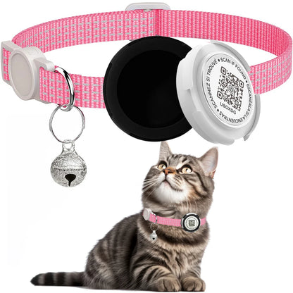 Collier d'identification pour chat avec QR code