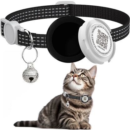 Collier d'identification pour chat avec QR code