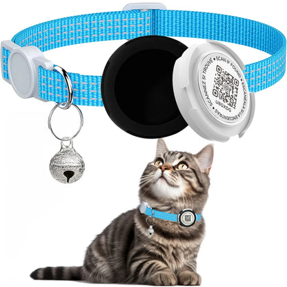 Collier d'identification pour chat avec QR code